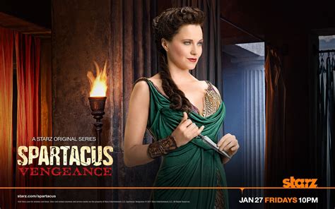 az nude spartacus|Lucy Lawless Breasts, Bush Scene in Spartacus .